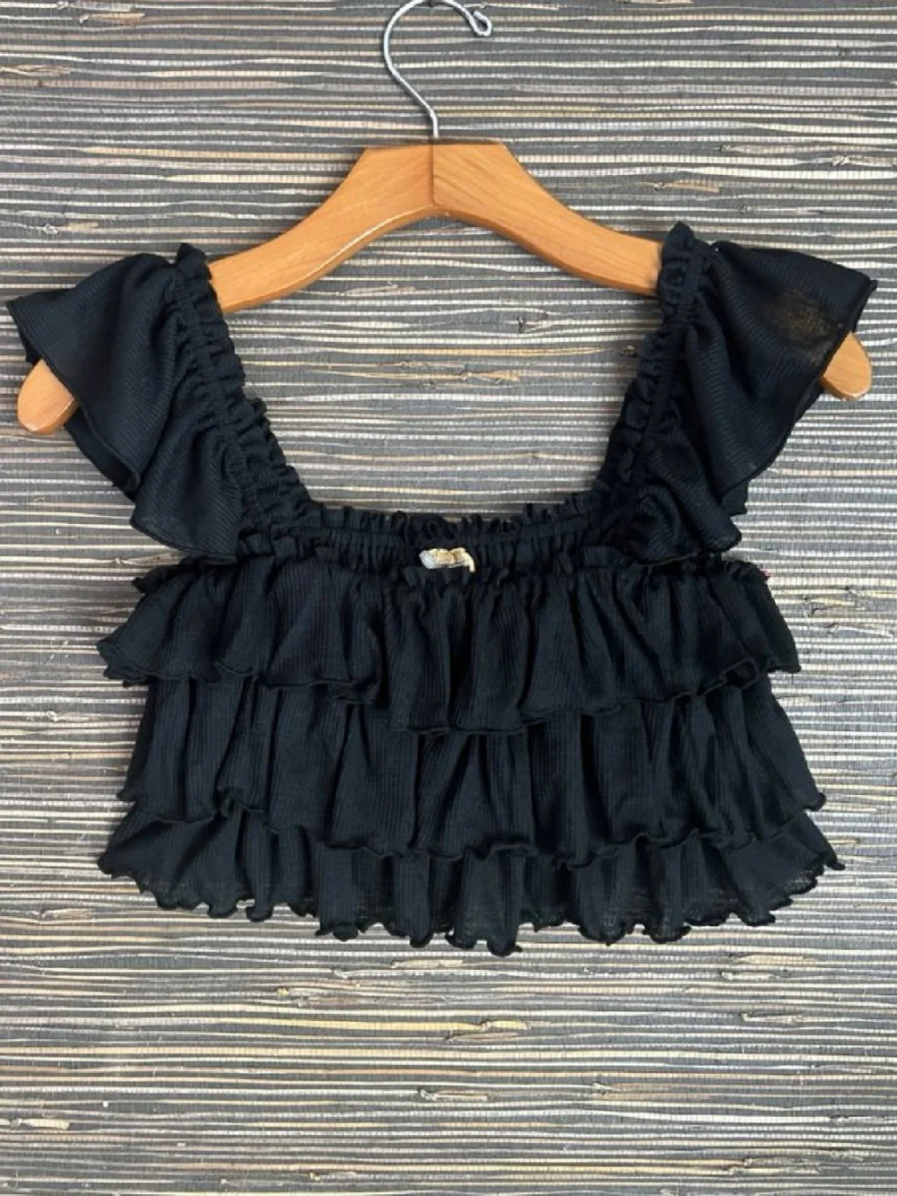 NWOT Free People Free-Est Mila Top size XS Black So Adorable!